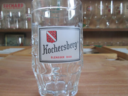 Verre Kochersberg . Elzasser Bier . - Glasses