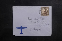 CONGO BELGE - Enveloppe De Jadiville Pour La Belgique Par Avion En 1947 , Affranchissement Plaisant - L 41814 - Cartas & Documentos