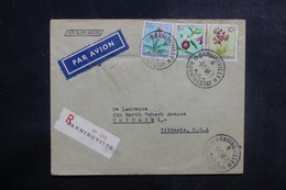 CONGO BELGE - Enveloppe En Recommandé De Banningville En 1956 Par Avion Pour Les Etats Unis - L 41821 - Lettres & Documents