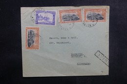 CONGO BELGE - Enveloppe De Coquilhatville Pour Hambourg Par Avion En 1935, Affranchissement Plaisant - L 41824 - Brieven En Documenten