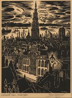 Frans MASEREEL - Osterrieth Huis, Antwerpen. - Estampes & Gravures