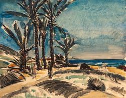 John MICHAUX (ANVERS, 1876 - 1956) - Porto-Farina. - Estampes & Gravures