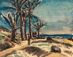 John MICHAUX (ANVERS, 1876 - 1956) - Porto-Farina. - Estampas & Grabados