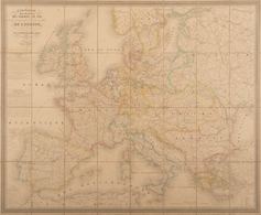 CARTE GÉNÉRALE DES ROUTES, Des Chemins De Fer Et Des Pr - Cartes Topographiques