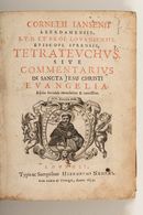 Cornelius JANSENIUS (EP. IPRENSIS) (1585-1638) - Tetrat - Autres & Non Classés