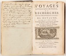 [Jean-Baptiste LE BRUN DES MARETTES ]- Voyages Liturgiq - Sonstige & Ohne Zuordnung