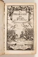 LUCAIN - La Pharsale Ou Les Guerres Civiles De Cesar & - Otros & Sin Clasificación