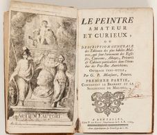 G. P. MENSAERT - Le Peintre Amateur Et Curieux, Ou Desc - Autres & Non Classés