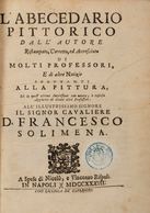 [Pellegrino Antonio ORLANDI ]- L'Abecedario Pittorico. - Otros & Sin Clasificación