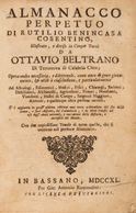 Rutilio BENINCASA - Almanacco Perpetuo [...] Illustrato - Unclassified