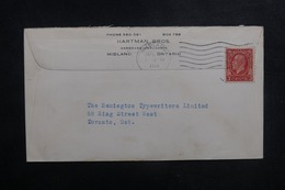 CANADA - Enveloppe Commerciale De Midland Pour Toronto En 1934, Affranchissement Plaisant - L 41829 - Cartas & Documentos