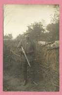 67 - WANZENAU - LA WANTZENAU - Carte Photo - Soldat Allemand - Landsturm - Feldpost - Guerre 14/18 - Ohne Zuordnung