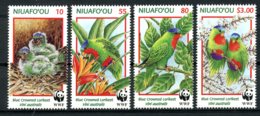 Niuafo'ou, Tin Can Island, 1998, Birds, World Wildlife Fund, WWF, MNH, Michel 326-329 - Otros - Oceanía