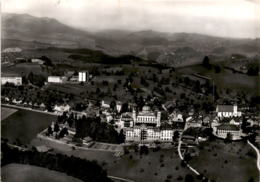 Fliegeraufnahme Menzingen Mit Seminar, Pensionat U. Mutterhaus (6972) * 12. 1. 1959 - Menzingen