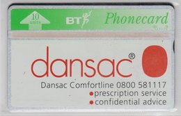 UNITED KINGDOM 1991 DANSAC COMFORTLINE MINT - BT Emissions Commémoratives