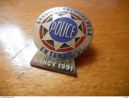 A001 -- Pin's Police Nancy 1991 - Polizei