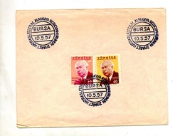 Lettre Cachet Bursa ? Sur Heuss - Covers & Documents