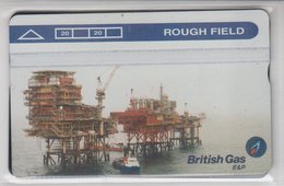 UNITED KINGDOM 1997 ROUGH FIELD BRITISH GAS OIL DRILLING RIG MINT - Piattaforme Petrolifere