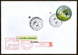 MAROC 2013 - RARE - To Algeria Marcophilia - Africa Cup Of Nations 2012 Football + Neopost FIFA Postmark - Marcophilie - Afrika Cup