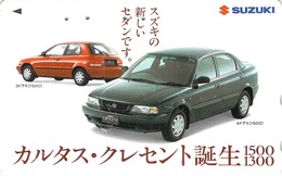 SUZUKI - AUTO  - VOITURE - AUTOMOBILE - CAR -- TELECARTE JAPON - Voitures