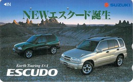 SUZUKI - AUTO  - VOITURE - AUTOMOBILE - CAR -- TELECARTE JAPON - Voitures