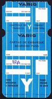 Boarding Pass, Brazil - VARIG / Cartão De Embarque, Controle De Transito - Mondo