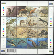 MALTE - N° 1293/1308 ** (2004) Mammifères + Reptiles + Dauphins - Autres
