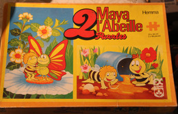 Rare Puzzle 1978 Double Maya L'Abeille Apollo Film Wien Hemma Schmid 23*34 Cm Complet Très Bon état - Rompecabezas