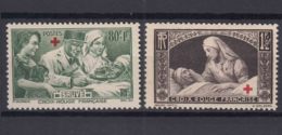 France 1940 Croix Rouge Yvert#459-460 Mint Never Hinged (sans Charnieres) - Unused Stamps