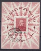 Hungary 1934 Mi#Block 1 Used - Used Stamps
