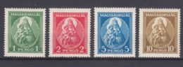 Hungary 1932 Madonna Mi#484-487 Mint Never Hinged - Unused Stamps