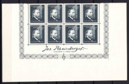Liechtenstein 1939 Mi#172 Mint Never Hinged Part Of Sheet With 8 Pieces - Unused Stamps
