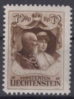 Liechtenstein 1929 Mi#92 Mint Very Lightly Hinged - Unused Stamps