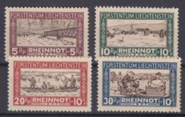 Liechtenstein 1928 Mi#78-81 Mint Hinged - Nuovi