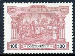 !										■■■■■ds■■ Portugal Postage Due 1898 AF#5* Vasco Da Gama 100 Réis CV €150.00 (x7322) - Unused Stamps