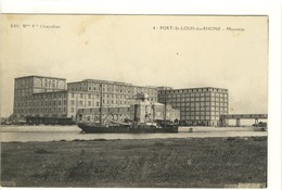 Carte Postale Ancienne Port Saint Louis Du Rhône - Minoterie - Industrie - Saint-Louis-du-Rhône