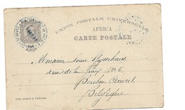 Por183 / PORTUGAL -  AFRIKA , Ascher Nr 2, Vasco Da Gama 1898 Mit Stempel Landana (Angola) Nach Belgien Versandt - Portugiesisch-Afrika