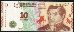 ARGENTINA P360 10 PESOS 2016 Suffix A.   UNC. - Argentina