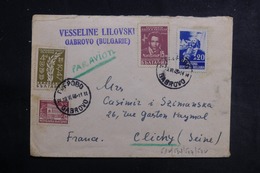 BULGARIE - Enveloppe De Grabovo Pour La France En 1948, Affranchissement Plaisant - L 41961 - Cartas & Documentos