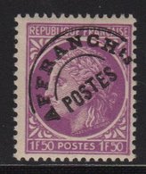 Ceres De Mazelin - Préo N°91A - Petit T De Postes  - ** Neuf Sans Charniere - 1945-47 Ceres (Mazelin)