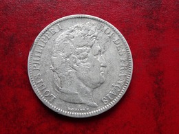 Louis Philippe - 5 Francs 1831 D - Tranche En Creux - 5 Francs