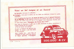 BUVARD .publicité 4 CV - Automóviles