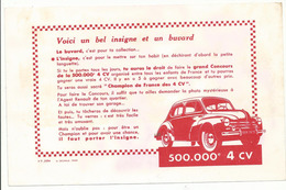 BUVARD .publicité 4 CV - Macchina