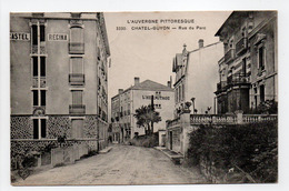 - CPA CHATEL-GUYON (63) - Rue Du Parc 1912 (HOTEL CASTEL REGINA - HOTEL L'HERMITAGE) - Edition VDC 3330 - - Châtel-Guyon