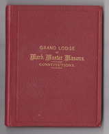 Vijmetselarij, Franc Maçonnerie,Grand Lodge Of Mark Master Masons,  England, 1932, TOP COLLECTORS!!!! - Spirituality