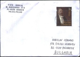 Mailed Cover (letter) With Stamp Legislative Sejm 2019 From Poland To Bulgaria - Lettres & Documents