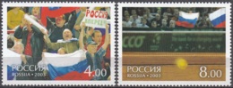 Rossija 2003 Michel 1061 - 1062 Neuf ** Cote (2008) 2.00 Euro Coupe Davis Tennis - Unused Stamps