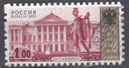 Rossija 2003 Michel 1130 O Cote (2008) 0.10 Euro Moscou Palais Et Statue Apollo Cachet Rond - Gebraucht