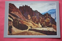 Nicholas Roerich - "Bon Monastery"   HIMALAYA - Old USSR PC 1990s - Big Size . - Tíbet