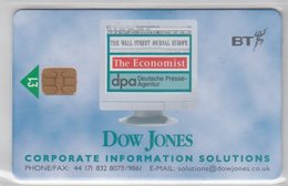 UNITED KINGDOM 1998 DOW JONES CORPORATE INFORMATION SOLUTIONS WALL STREET JOURNAL ECONOMIST DPA MINT - BT Promotional